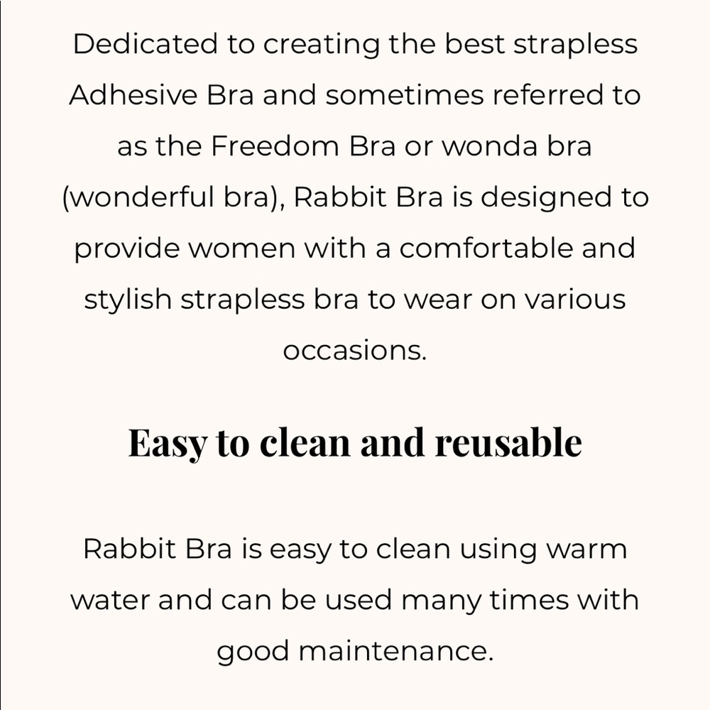 Rabbit Bra - Picture 5 of 5